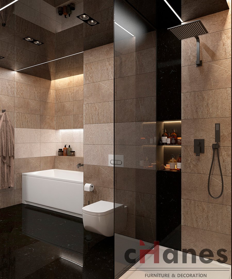 cihanes banyo dekorasyonu