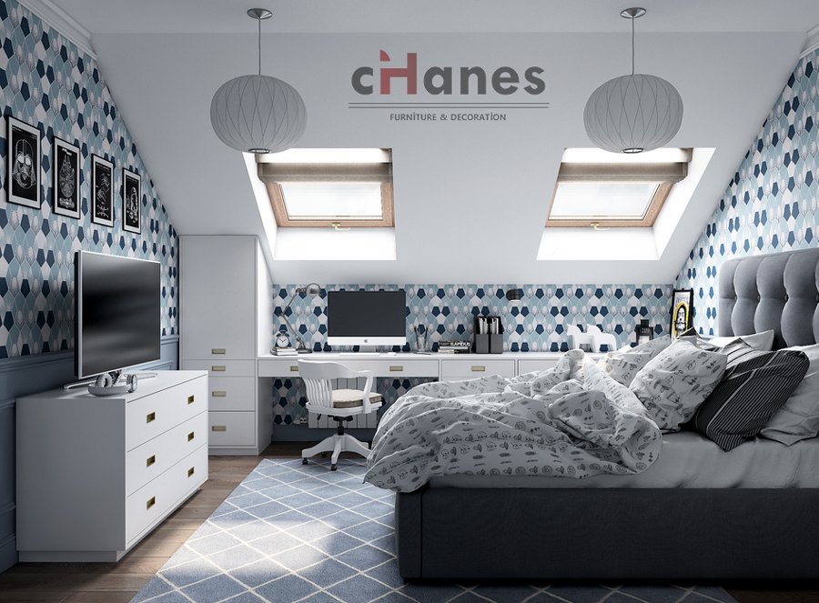 Genç Odası Dekorasyon Örneği 3