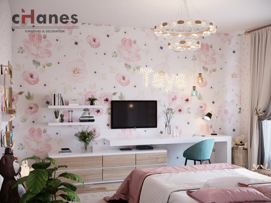 Kız Çocuk Odası İçin Dekorasyonu