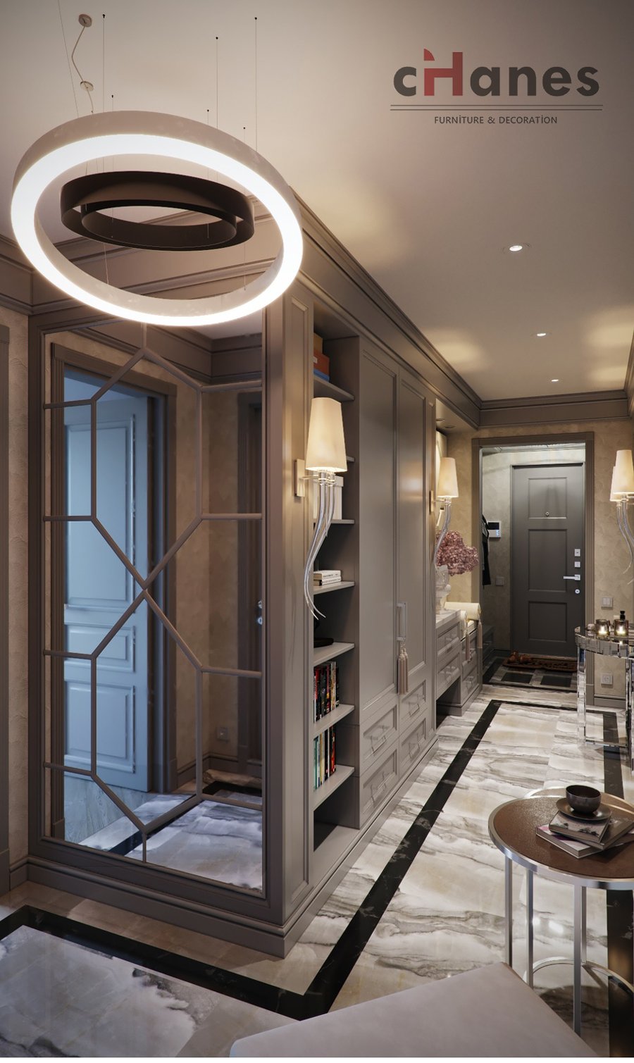 lüks antre dekorasyonu